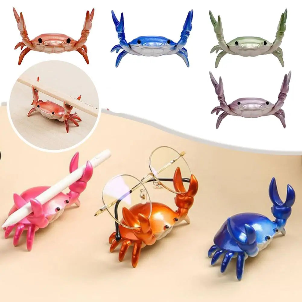 Creative Crab Pen Holder | Desk Organizer & Decor Ornament Novelty Pen Holder QXL