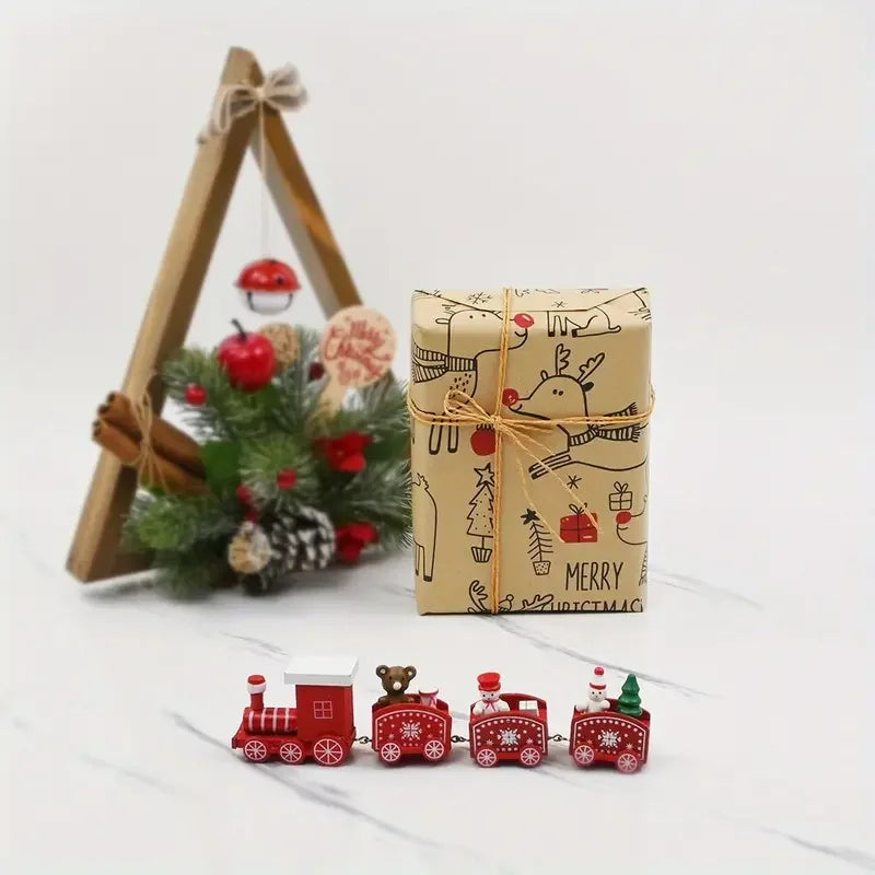 Vintage Reindeer Wrapping Paper Extra Large Roll | Xmas Gift Gift Wrapping Paper QXL