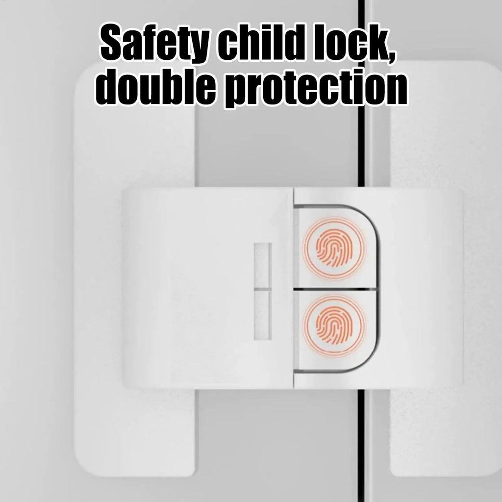 Baby Safety Fridge & Cabinet Lock | Anti-Open Buckle Baby Safety Lock QXL