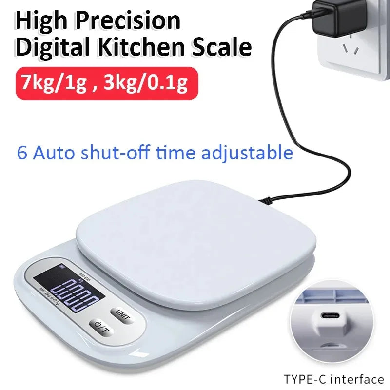Digital Kitchen Scale 7kg/3kg LCD Multi-Unit | WH-B33/B35