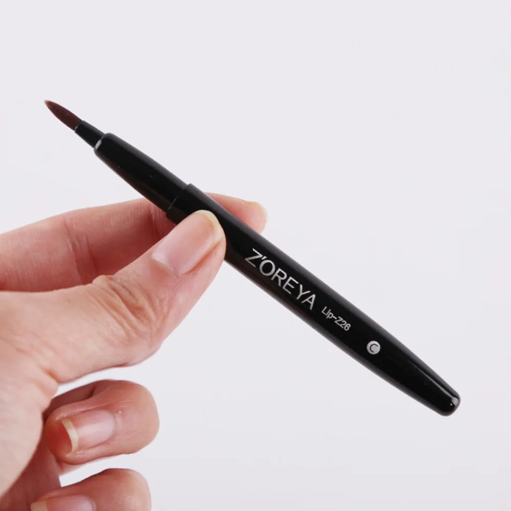 Zoreya Mini Retractable Lip & Concealer Brush | Portable Retractable Lip Brush QXL Z26