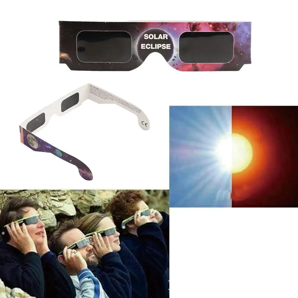 Solar Eclipse Glasses Anti-UV Safe Viewing – Adults & Kids Eclipse Viewing Glasses QXL