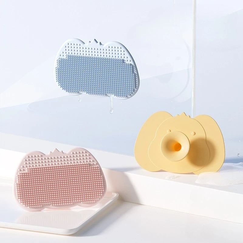 Baby Silicone Hair Wash Brush | Scalp Massage Shampoo Comb Baby Scalp Brush QXL