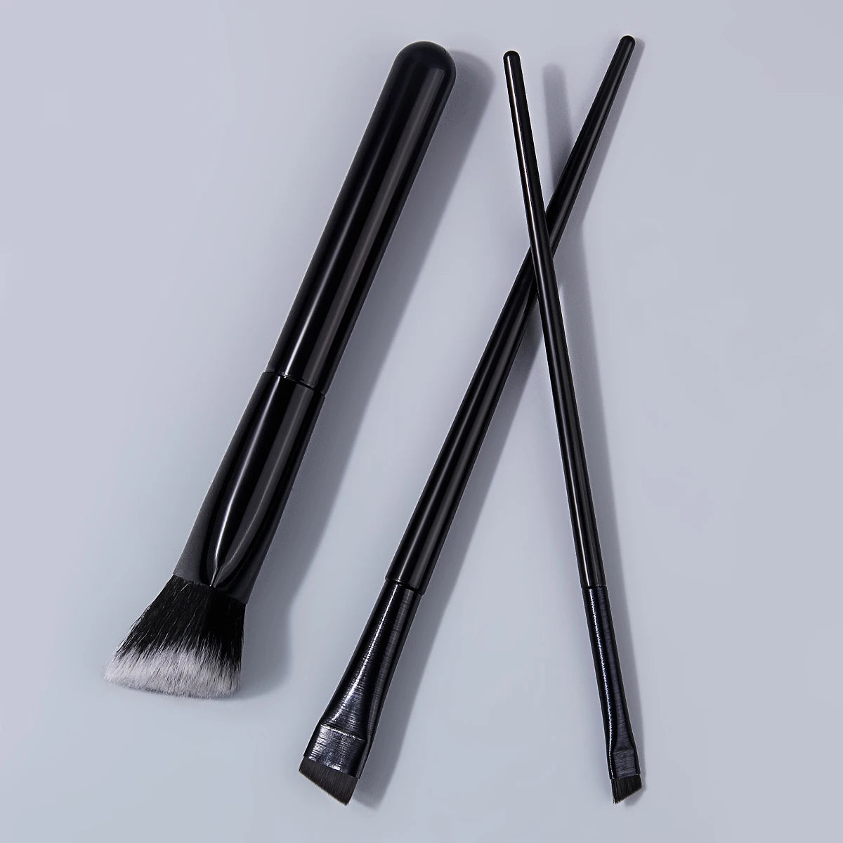 KOSSHOW 3-Pc Precision Makeup Brush Set – Concealer & Eyeliner Makeup Brush Set QXL