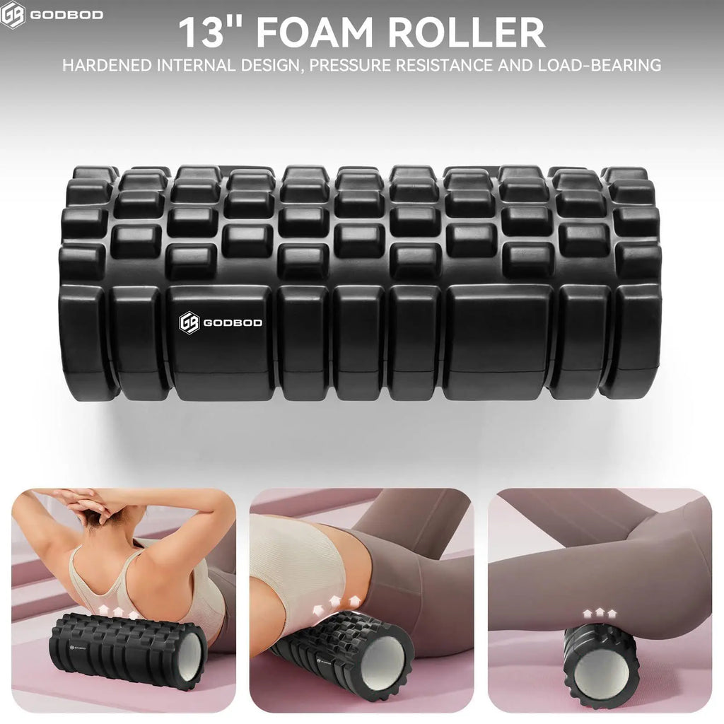 Lightweight Hollow Yoga Foam Roller | Fascia Body Massage Yoga Foam Roller QXL
