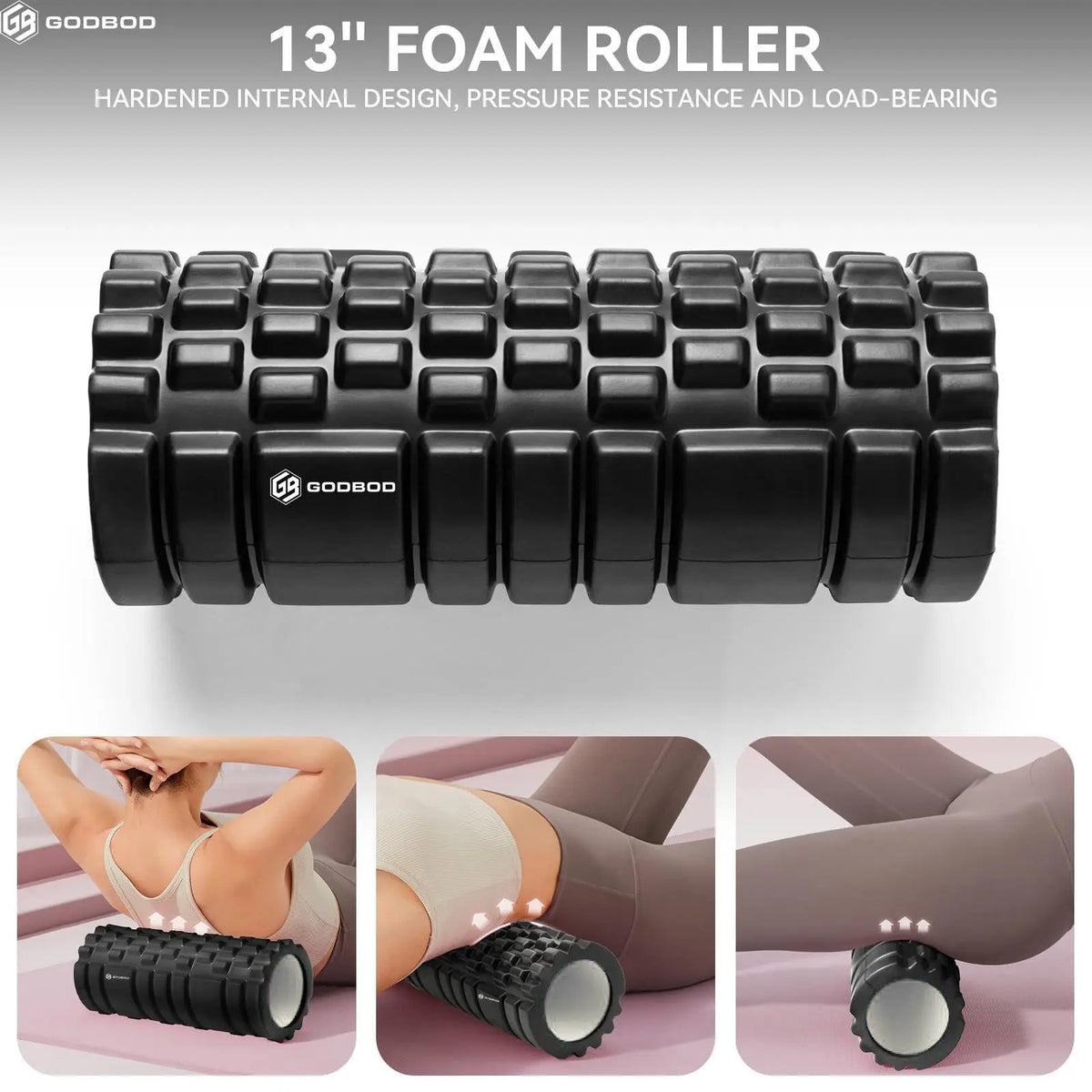 Lightweight Hollow Yoga Foam Roller | Fascia Body Massage Yoga Foam Roller QXL