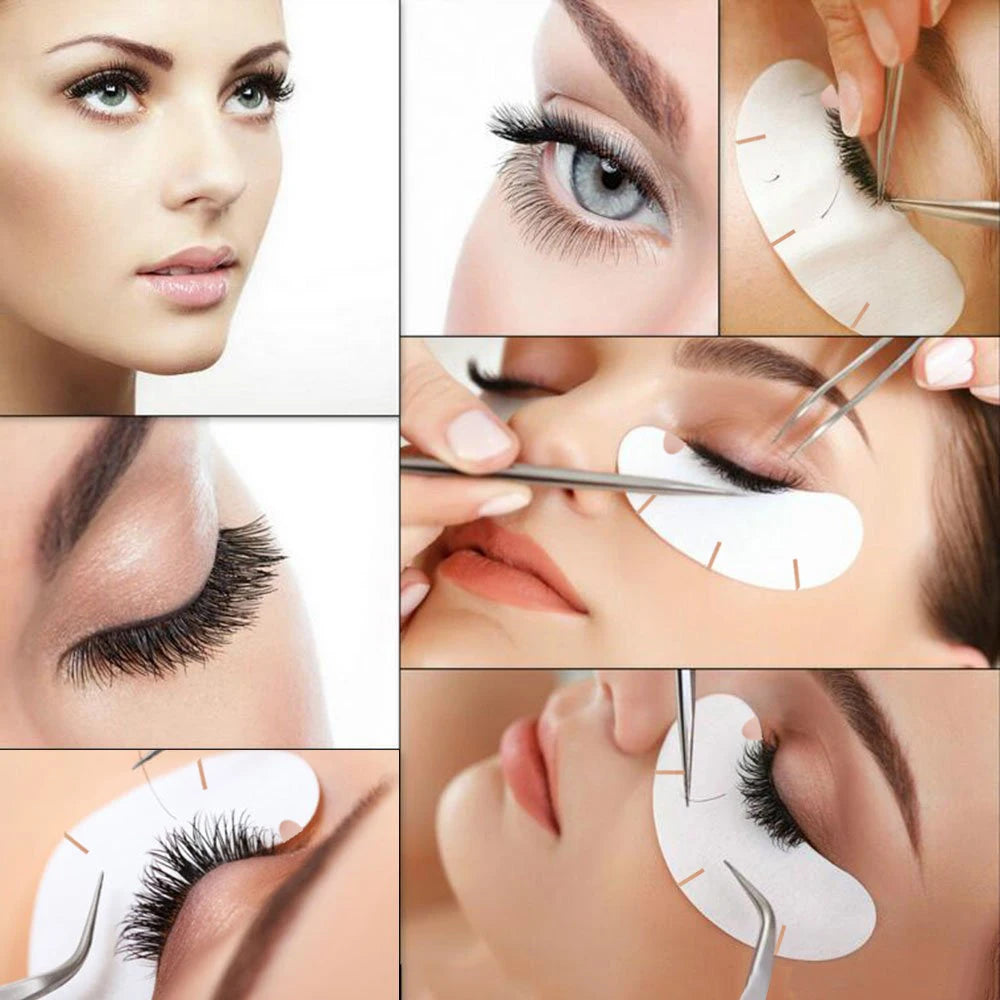 50-Pack Hydrogel Under Eye Pads for Eyelash Extensions Eyelash Extension Pads QXL