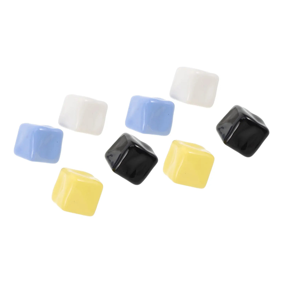 8-Pack Colorful Glossy Plastic Perfume Caps | Irregular Shape Lids Perfume Bottle Caps QXL
