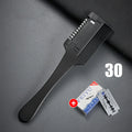 GIANXI Carbon Fiber Hair Cutting Comb with Razor Blades Hair Cutting Comb QXL With 30 Blades