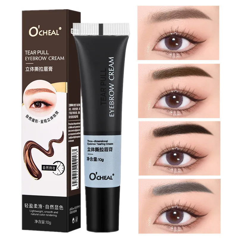 OCHEAL 3D Peel-Off Eyebrow Gel – Waterproof, Long-Lasting Eyebrow Styling Gel QXL