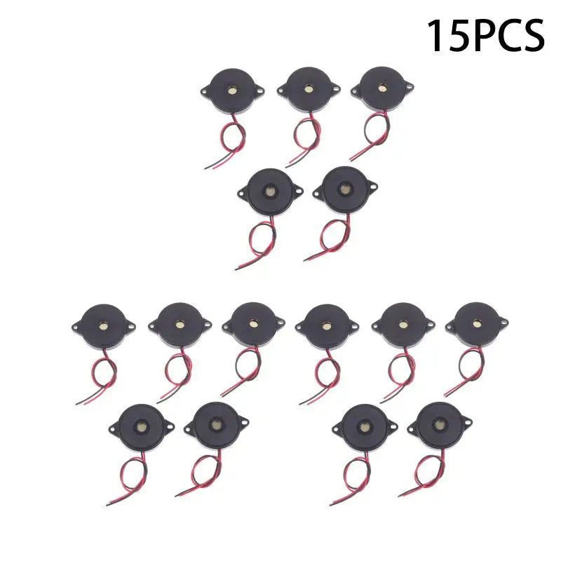 5/10/15-Pack Passive Piezoelectric Buzzer 12V | Arduino DIY Piezoelectric Buzzer QXL 15PCS