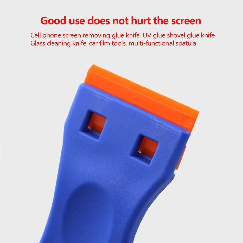 Non-Scratch Plastic Blade Scraper | Sticker & Residue Remover Plastic Blade Scraper QXL