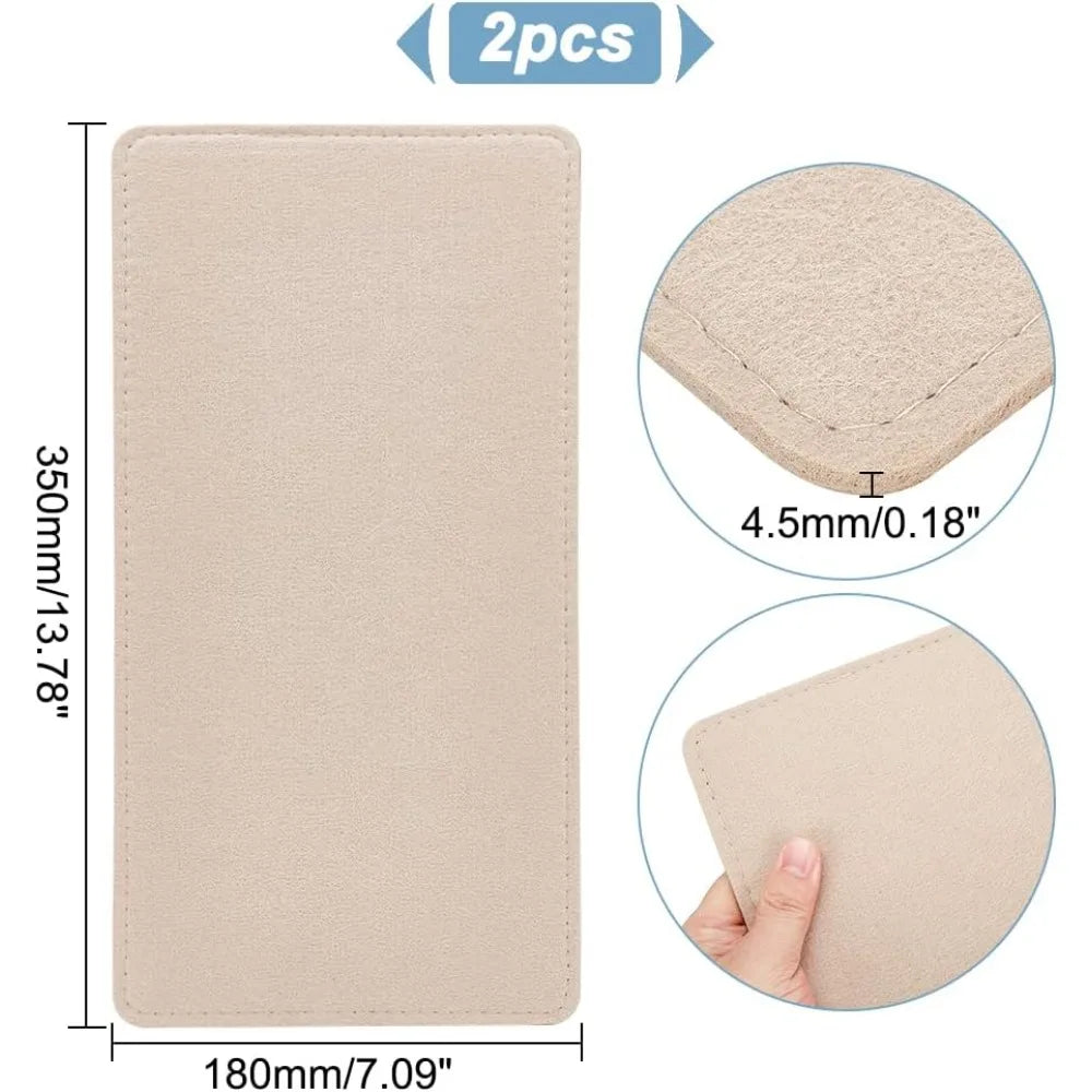 2-Pack Felt Bag Base Shaper 13.7×7" | Purse Bottom Insert Bag Base Shaper QXL