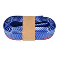 Carbon Fiber Rubber Front Bumper Lip Strip | Anti-Collision Bumper Lip Strip QXL blue