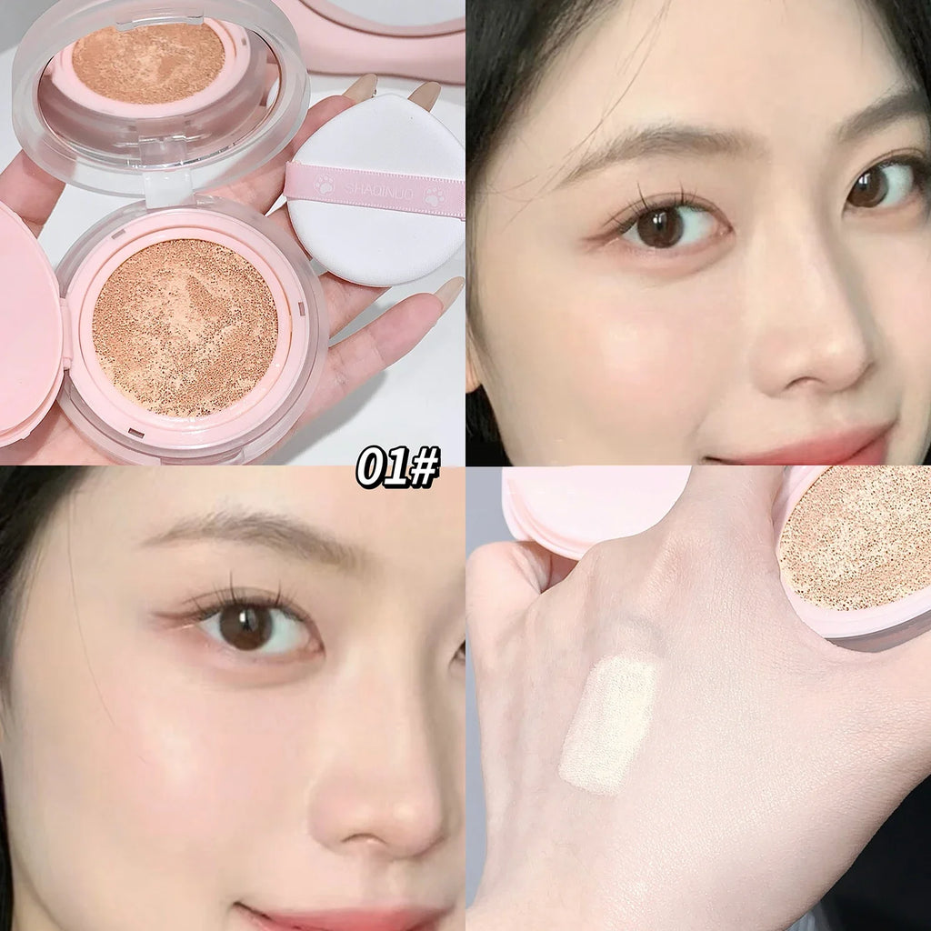 CC Cream Air Cushion Foundation – Lightweight Concealer 12g Air Cushion Foundation QXL 01 Ivory white
