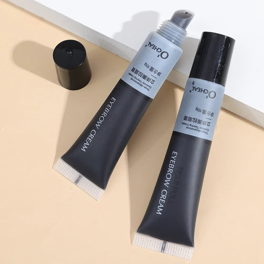 Peel-Off Eyebrow Tint Gel | Waterproof 5–7 Day Brow Color Eyebrow Tint Gel QXL