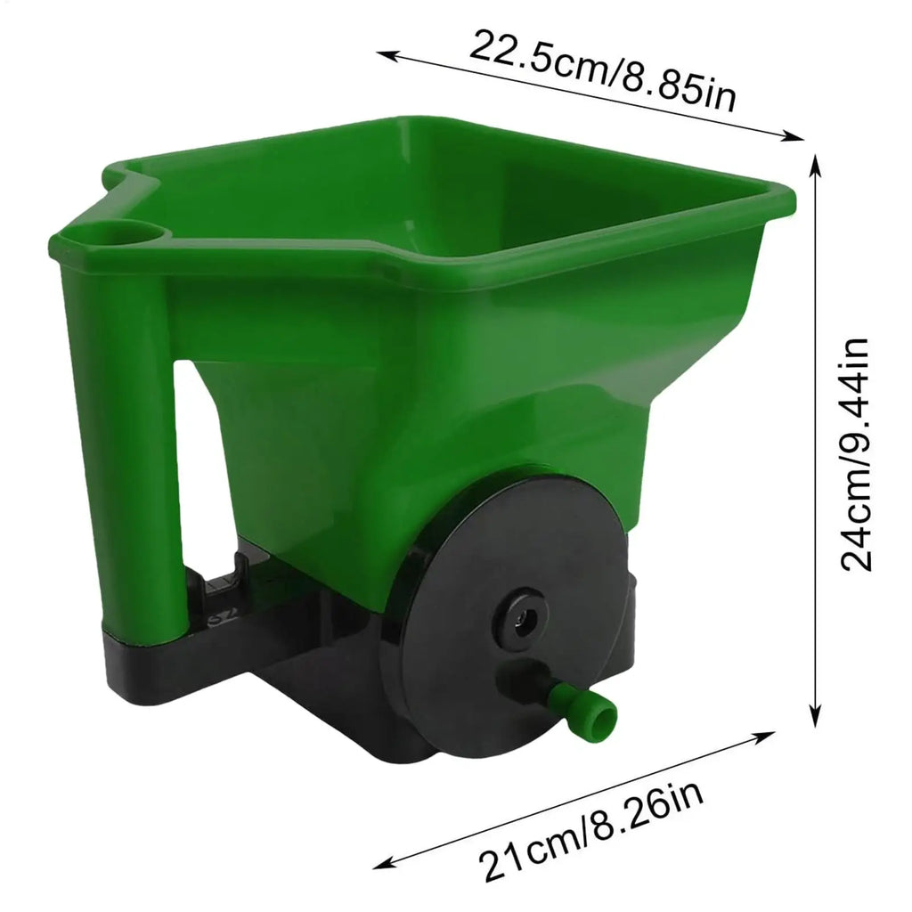 Handheld Manual Lawn Spreader for Fertilizer, Seed & Salt Handheld Lawn Spreader QXL
