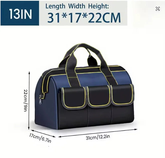 Waterproof Tool Bag 13–23" | Multi-Pocket Electrician Storage Electrician Tool Bag QXL 5 blue 5