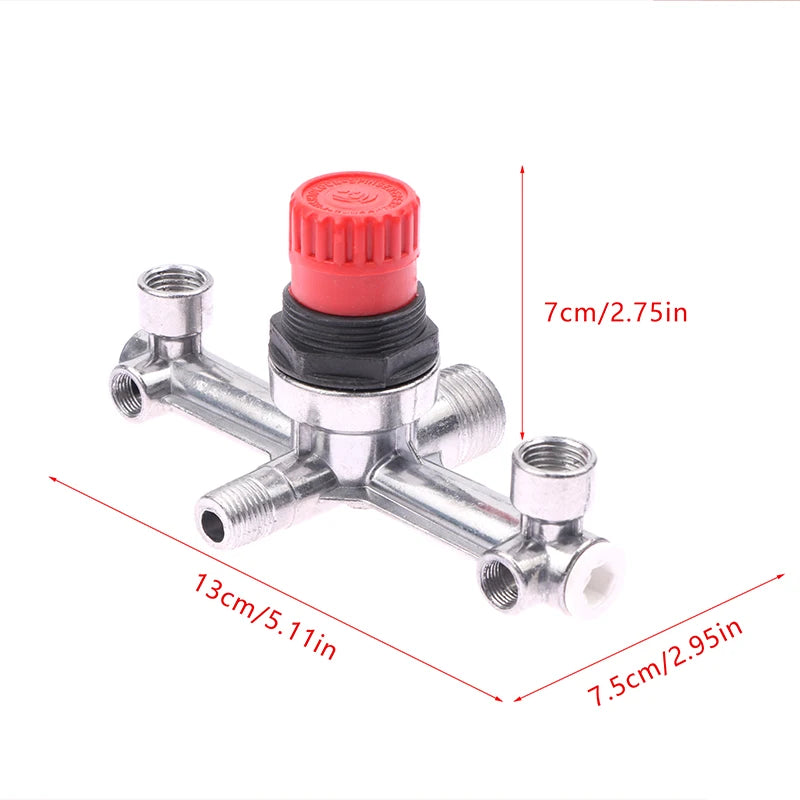 Double Outlet Pressure Regulator Valve | Air Compressor Part Pressure Regulator Valve QXL