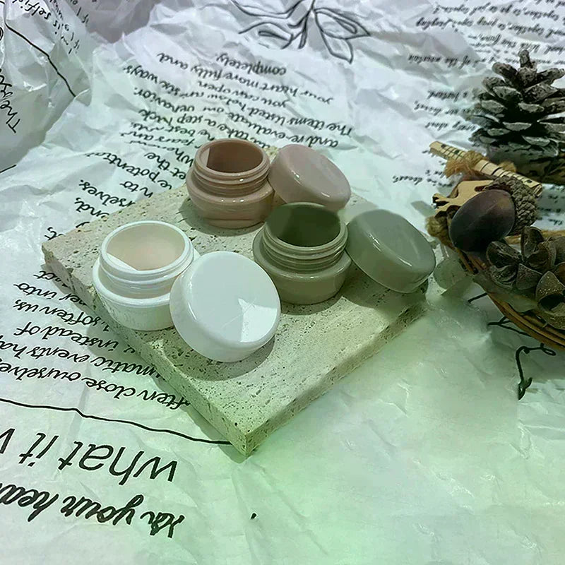5g Nail Art Storage Pot with Scraper | Portable Mini Jar Nail Art Storage Jar QXL