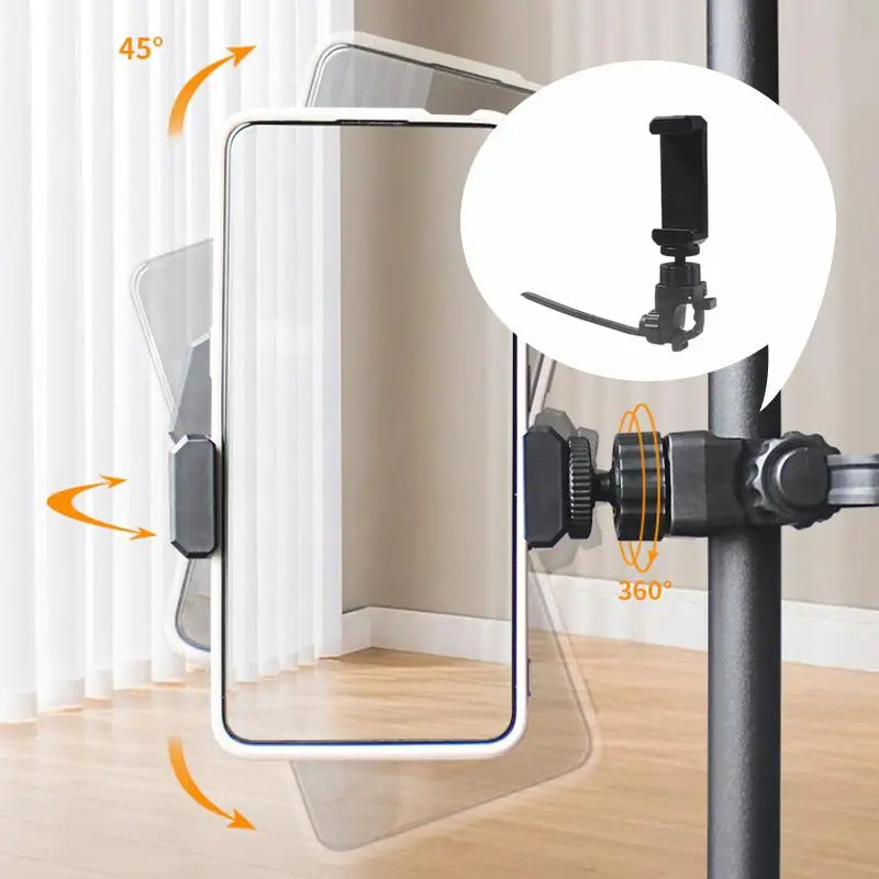 Marching Band Lyre Phone Holder for Trumpet Clarinet Oboe Instrument Phone Mount QXL
