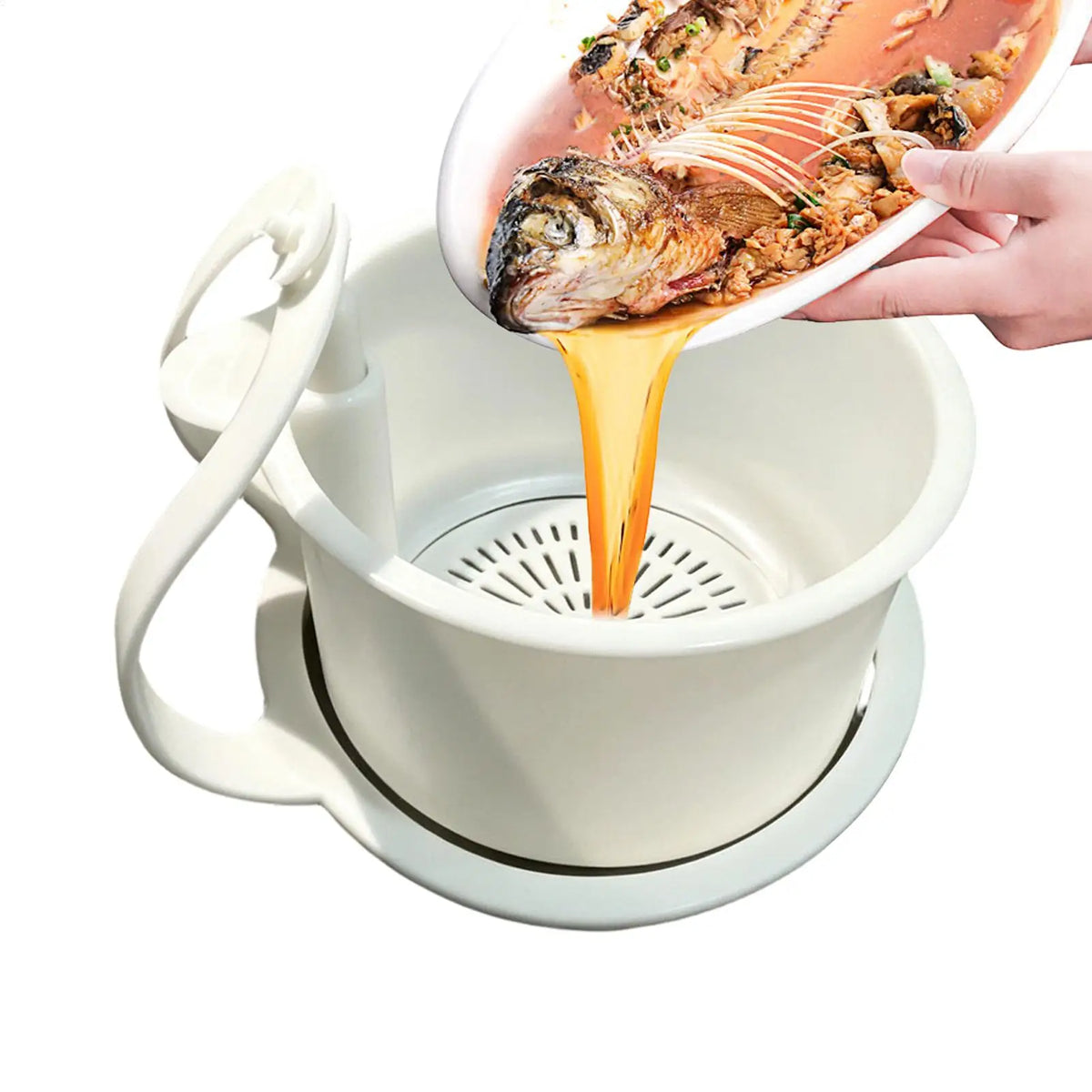 Kitchen Sink Hanging Strainer Basket | Self-Clean Drain Filter Sink Strainer Basket QXL