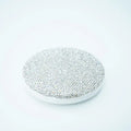 Diamond LED Makeup Mirror Foldable Touch Screen Fill Light LED Vanity Mirror QXL WHITE