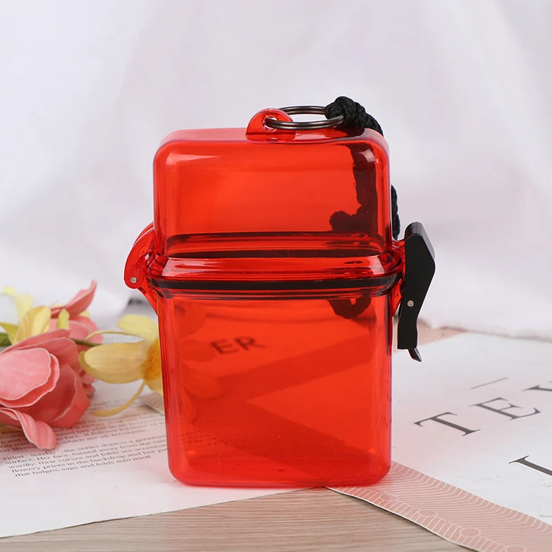 Waterproof Dry Box Case | Diving Kayaking Valuables Container Waterproof Dry Box QXL Red