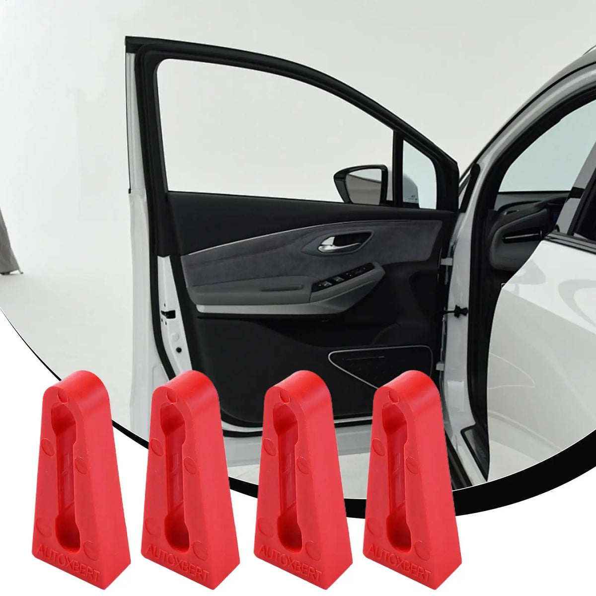 4-Pack Car Door Lock Sound Deadening Rubber Damper Cushion Car Door Damper QXL
