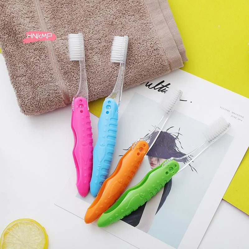 Foldable Disposable Travel Toothbrush – Compact & Portable Disposable Travel Toothbrush QXL