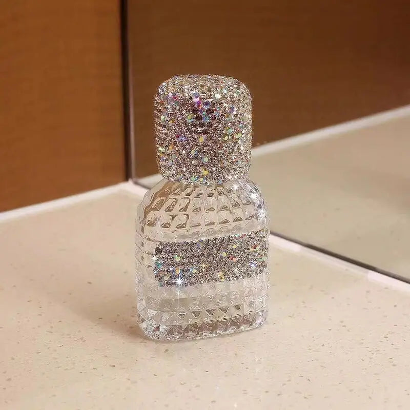30ml Diamond Refillable Perfume Spray Glass Bottle | Travel Perfume Atomizer Bottle QXL