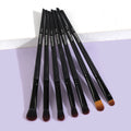 MAANGE 7-Piece Eye Makeup Brush Set | Eyeshadow & Lip Eye Makeup Brush Set QXL Black