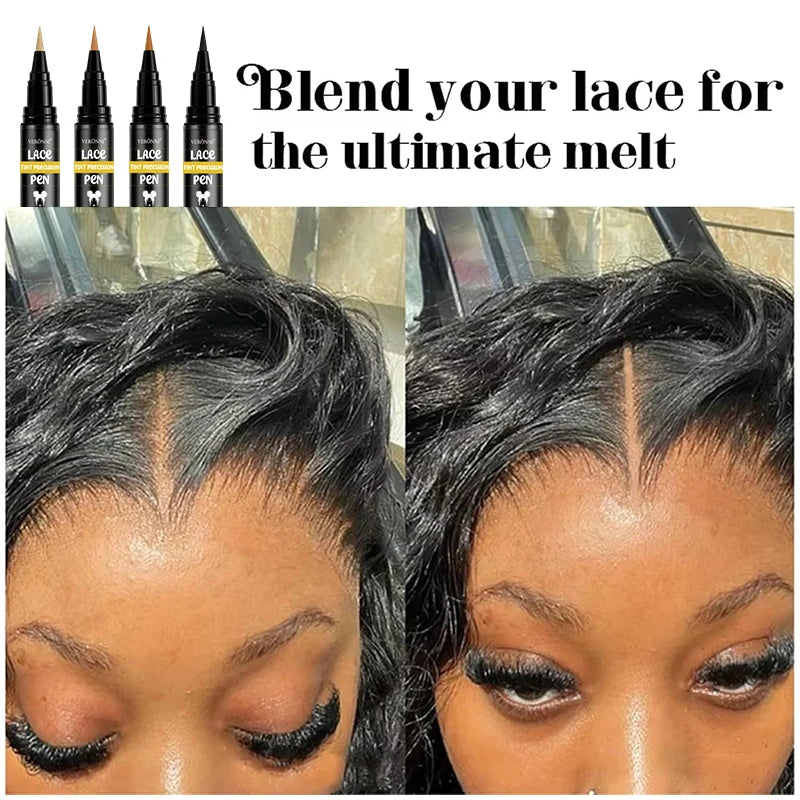 Lace Tint Pen for Wigs – Precision, Long-Lasting Hair Tint Lace Tint Pen QXL