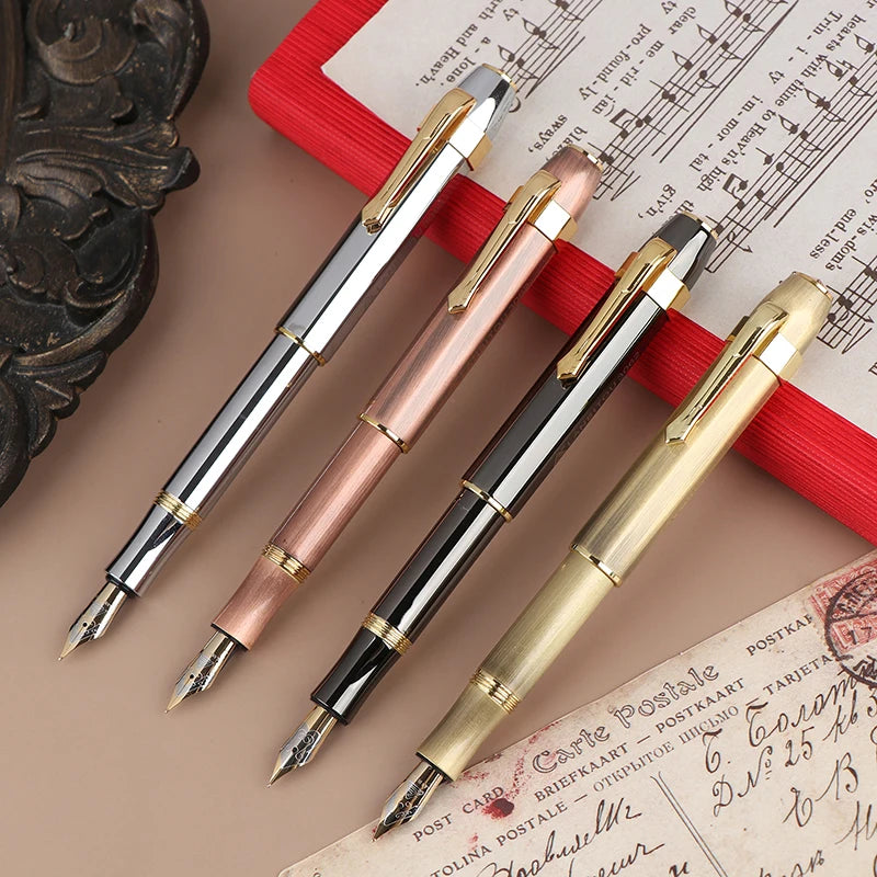 Antique Brass Pocket Rollerball Pen | Compact Portable Gift Pen Pocket Rollerball Pen QXL