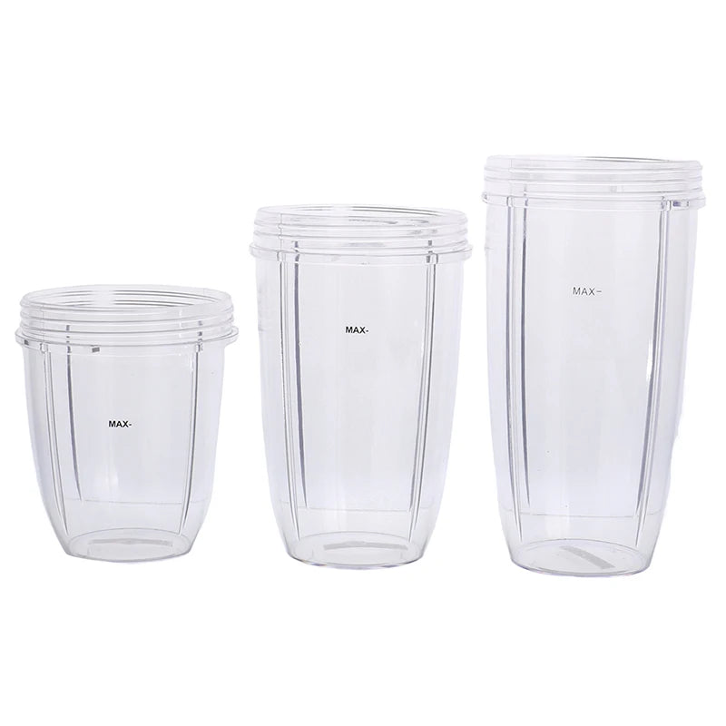 NutriBullet Replacement Cups 18oz 24oz 32oz | Clear PC Cups Blender Replacement Cup QXL