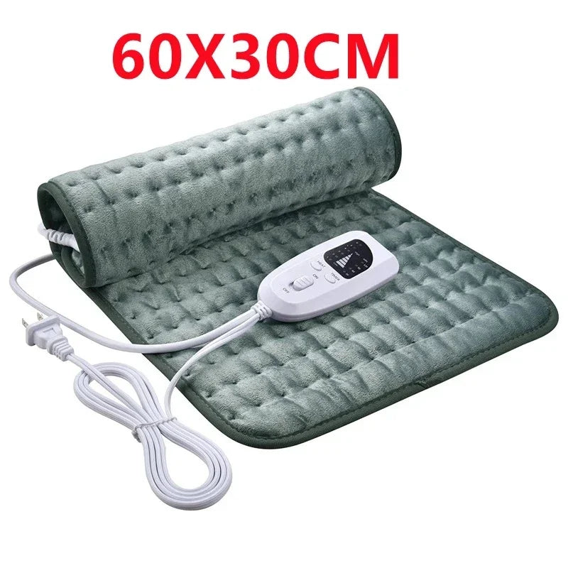 Electric Heated Blanket Pad | 6-Speed Temp & Timer | Dreamburgh Electric Heating Pad QXL