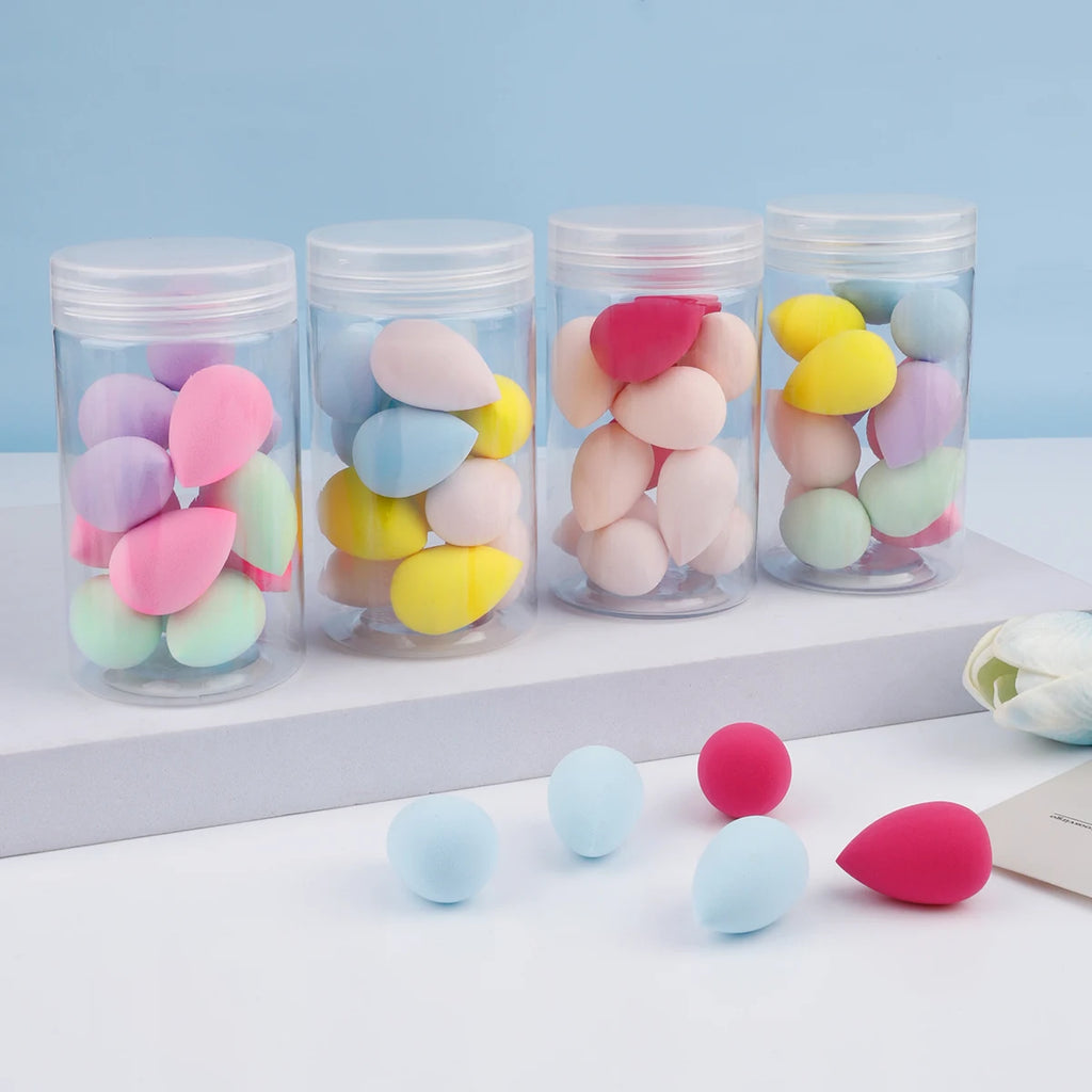 12-Pack Mini Makeup Sponges Wet & Dry Beauty Blender Set Makeup Sponge Set QXL
