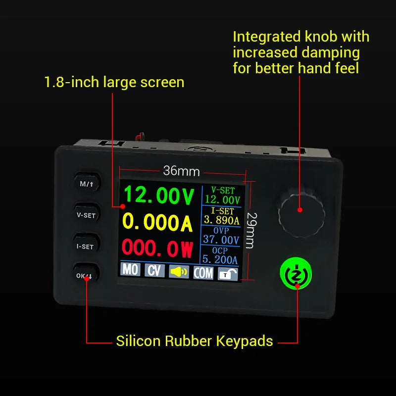 DC Buck Boost Converter 40W/90W Adjustable Lab Power Supply DC-DC Power Module QXL