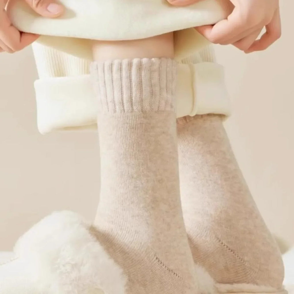 Women's Extra Thick Thermal Winter Crew Boot Socks | 1 Pair Thermal Winter Socks QXL