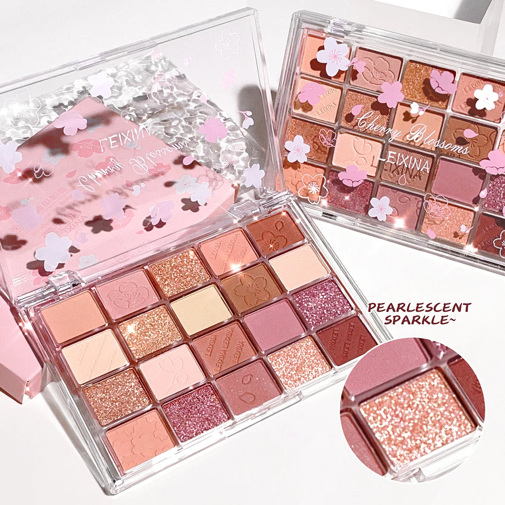 20-Color Eyeshadow Palette | Glitter, Shimmer & Matte Eyeshadow Palette QXL