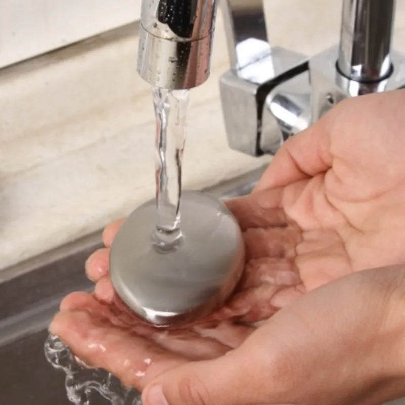 Stainless Steel Deodorizing Soap Bar | No Detergent Needed Deodorizing Soap Bar QXL