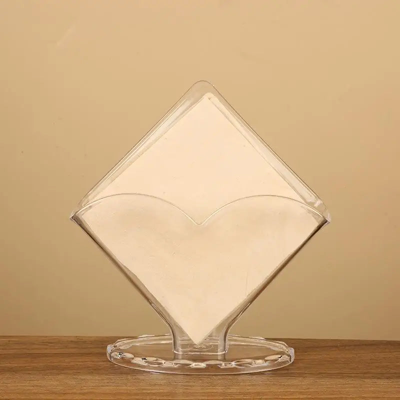 Clear Acrylic Tissue Box Holder | Modern Napkin Organizer Tissue Box Holder QXL