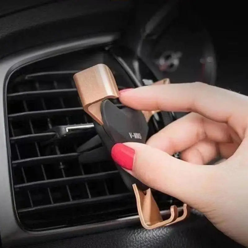 Gravity Car Phone Holder | Air Vent Mount 360° Auto-Clamp Car Phone Mount QXL