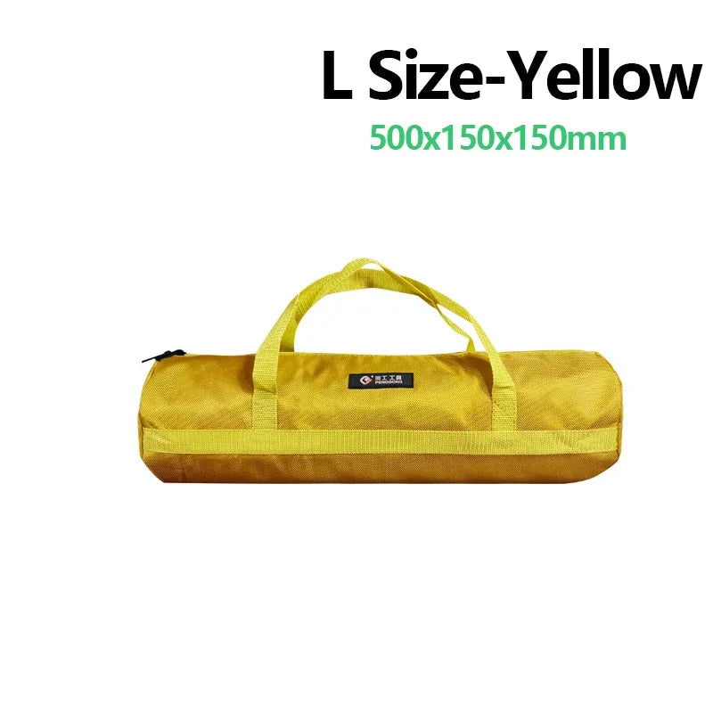 Waterproof Oxford Tool Bag | Large Capacity Roll-Up Carry Bag Tool Storage Bag QXL L Size-Yellow