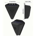 Solar Bird Repeller with Sound | Waterproof Outdoor Deterrent Solar Animal Repeller QXL Black 1pcs