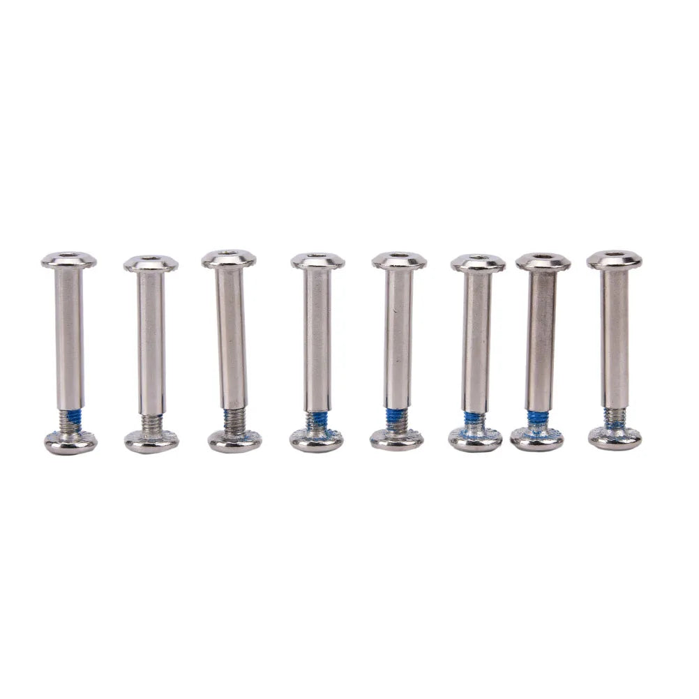 8-Pack 31mm Steel Inline Skate Wheel Axles & Bolts Set Skate Wheel Axles QXL