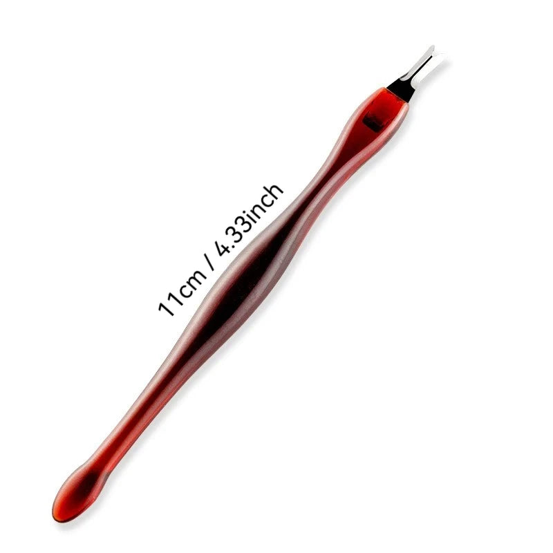 Stainless Steel Cuticle Pusher | Pro Manicure Nail Tool Cuticle Pusher QXL