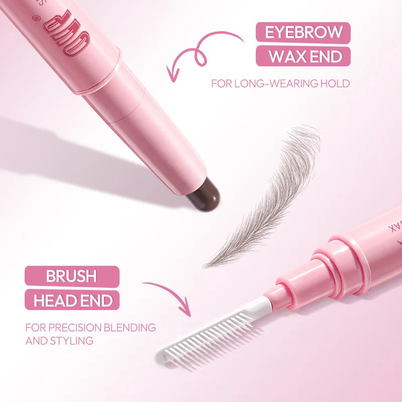 Double-Ended Waterproof Eyebrow Pencil | 3D Long-Lasting Brows Eyebrow Pencil QXL