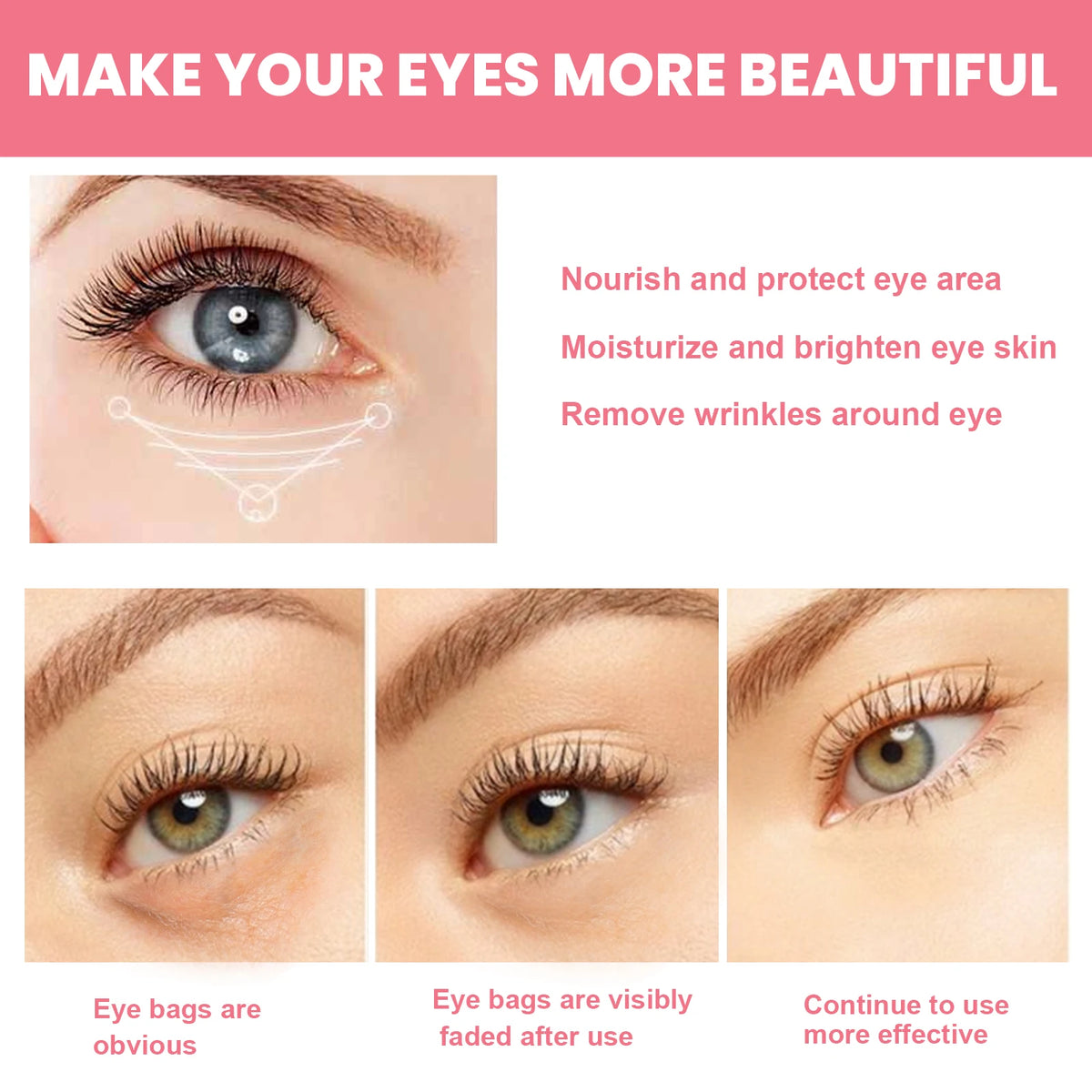 WEST MONTH Rosehip Eye Balm Stick – Hydrating & Firming Eye Balm Stick QXL