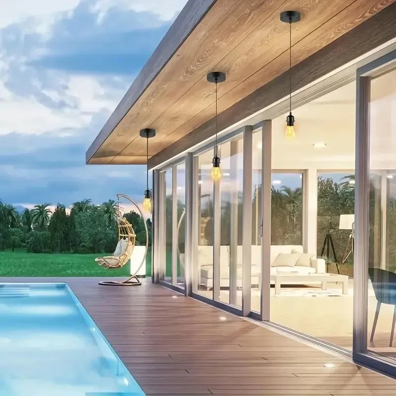 Vintage E27 Pendant Lamp Holder Socket with Hanging Wire Pendant Lamp Holder QXL
